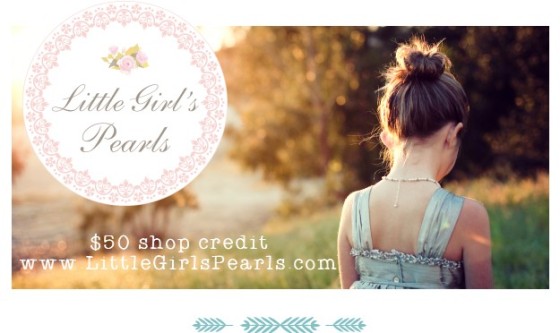 win $50 store credit from Little Girl's Pearls